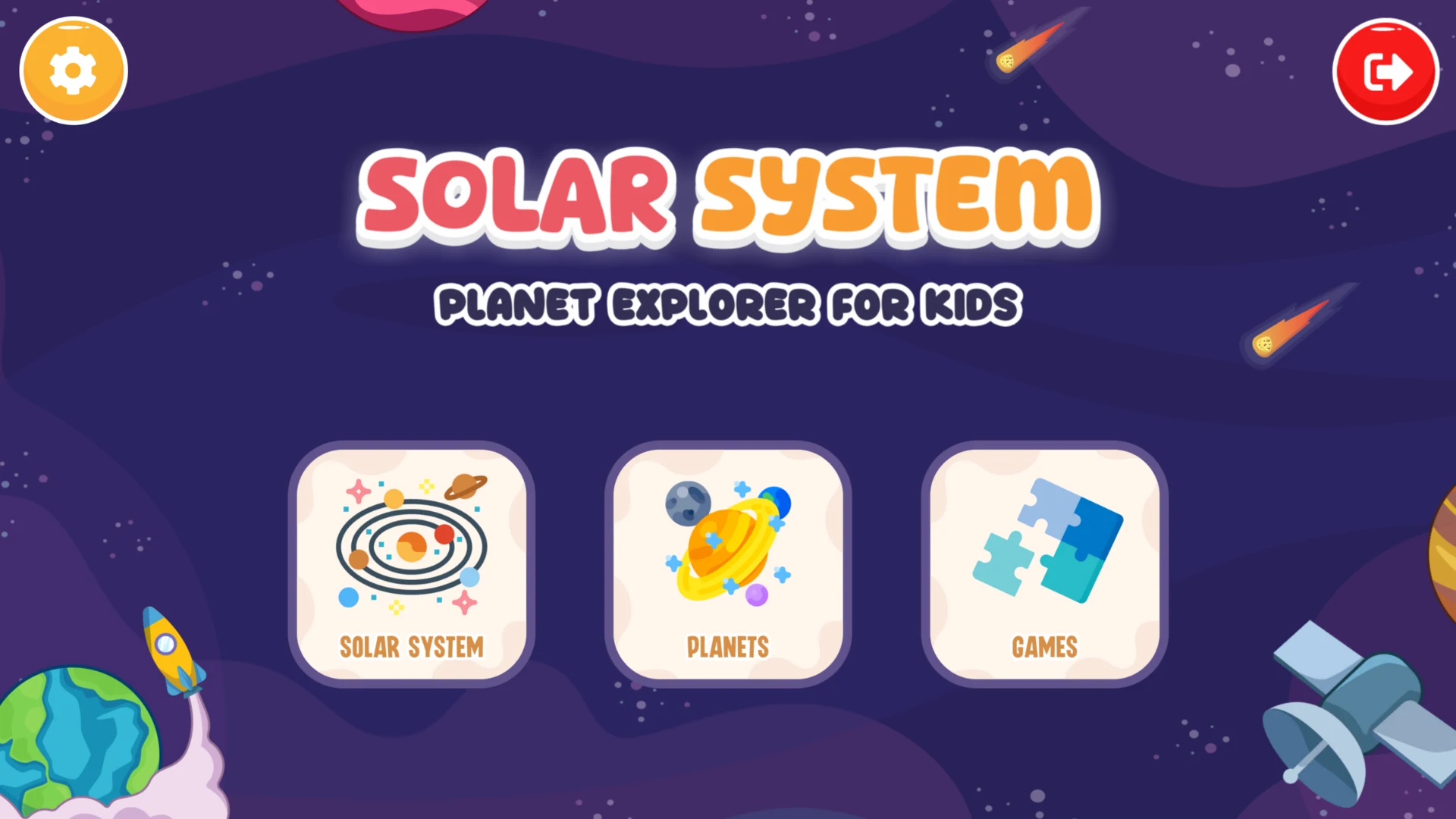 Planets Solar System for Kids screenshot