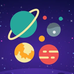 3D Solar System Kids Games simgesi